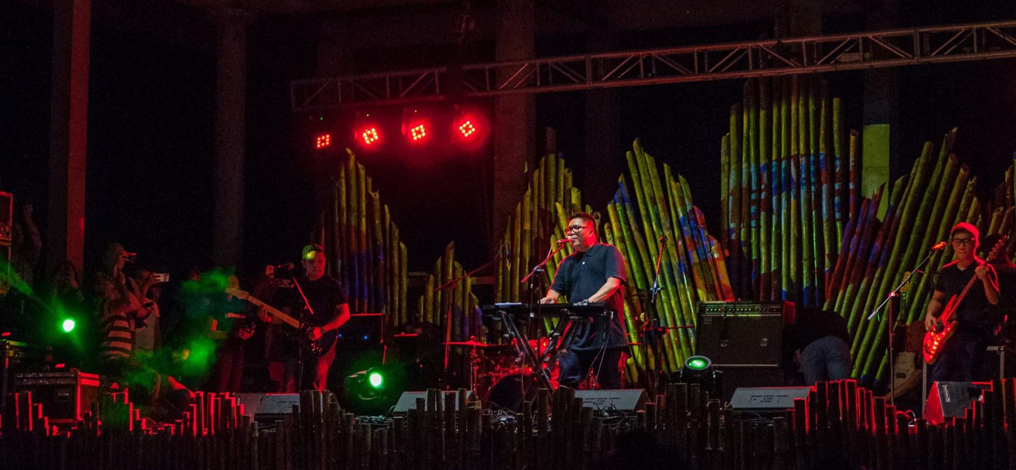 Stage and lights at For the Love of Leyte